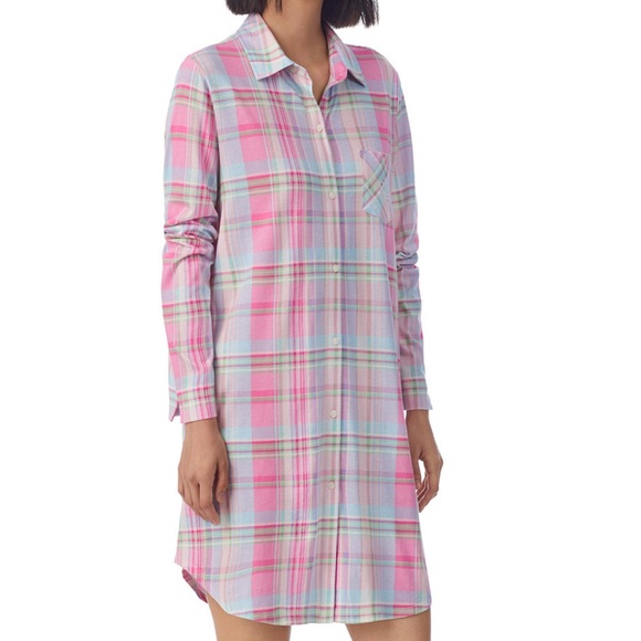 Lauren Ralph Lauren Other - Lauren Ralph Lauren Notch Collar Plaid Sleep Shirt